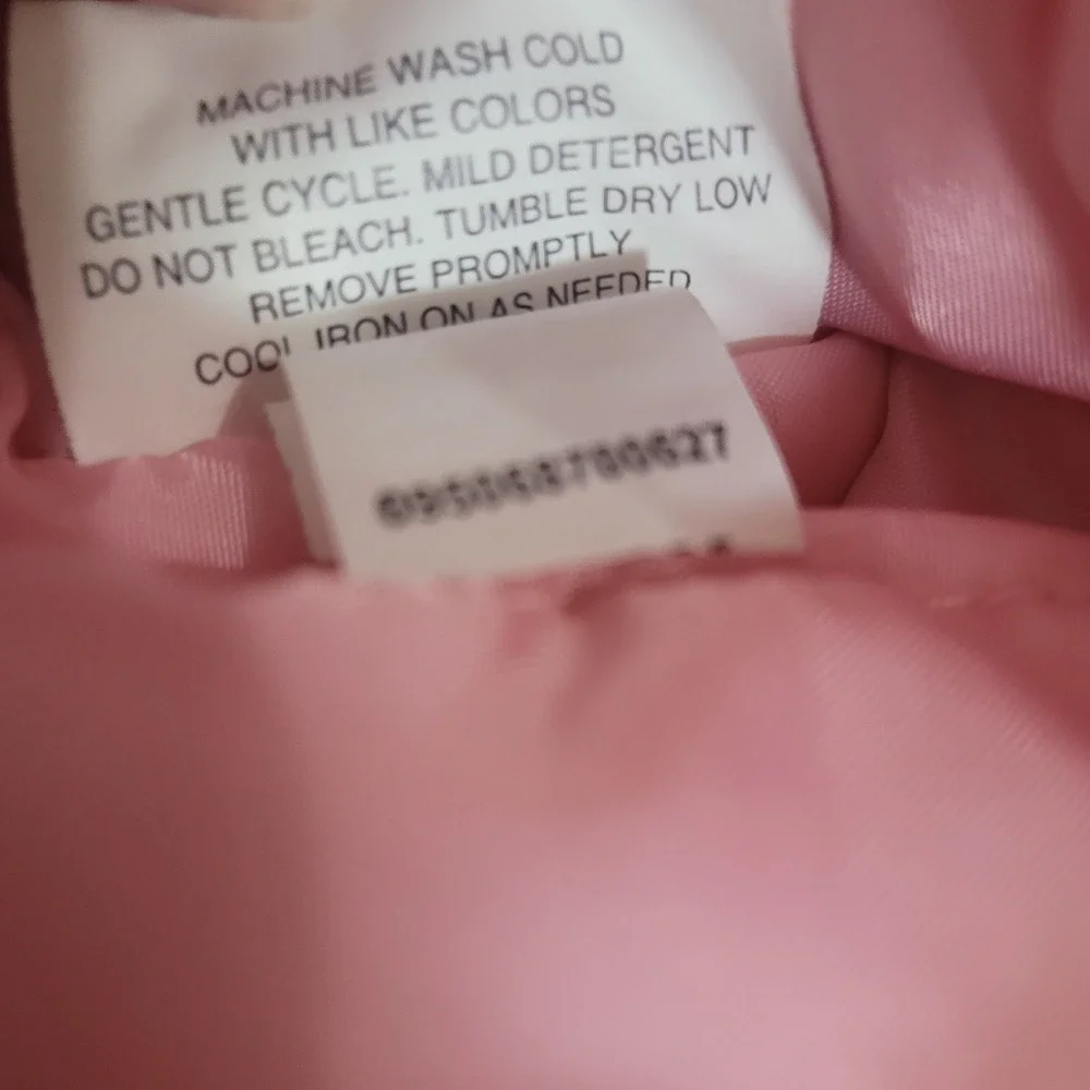 OshKosh B'Gosh Size 12M Snow Bib Overalls  Pink Floral Insulated Winter Pants